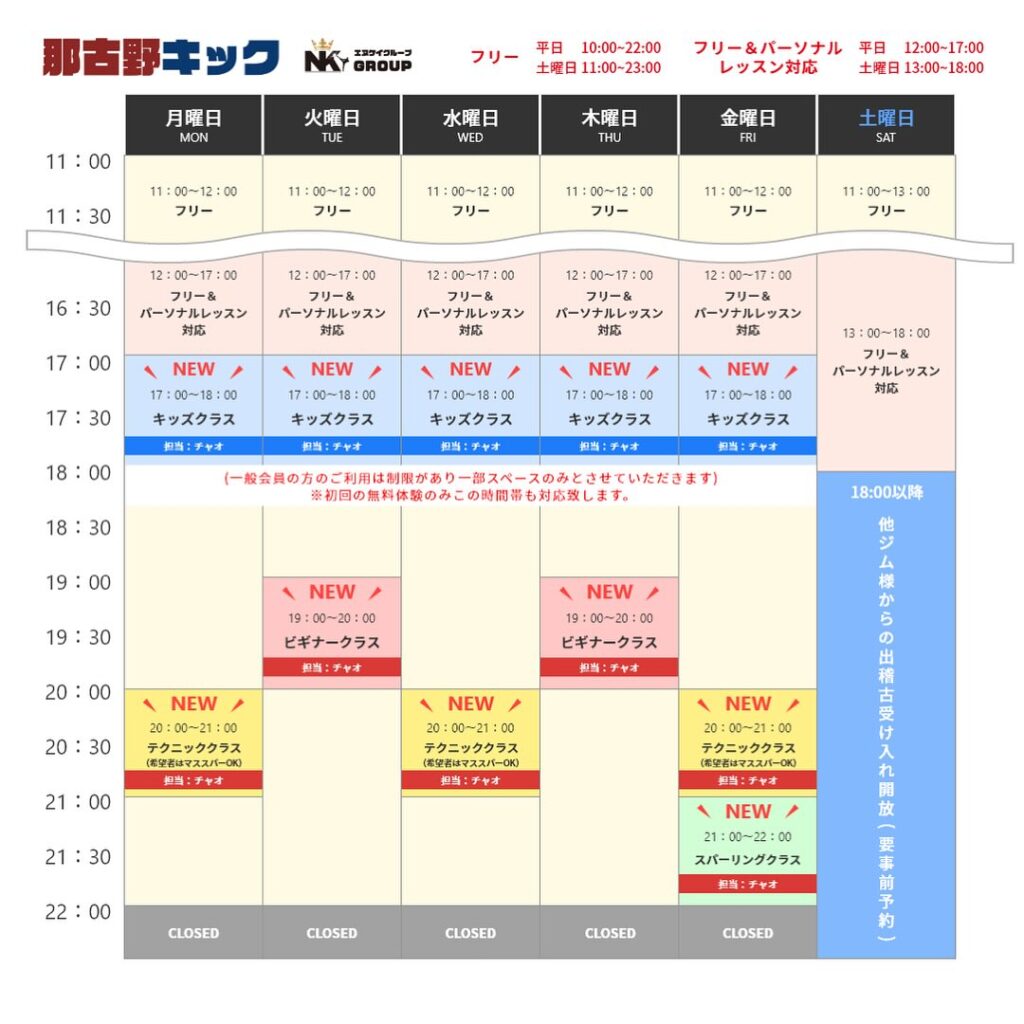 那古野キックスケジュール